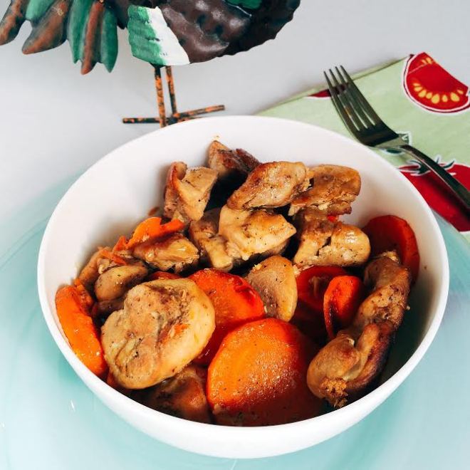 Quick and Zesty Chicken and Carrots