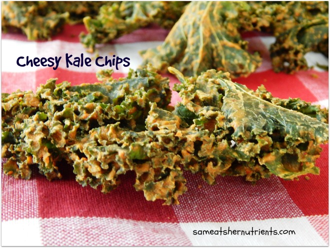 Cheesy Kale Chips for blog