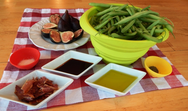 Green Beans with Figs and Bacon Ingredients