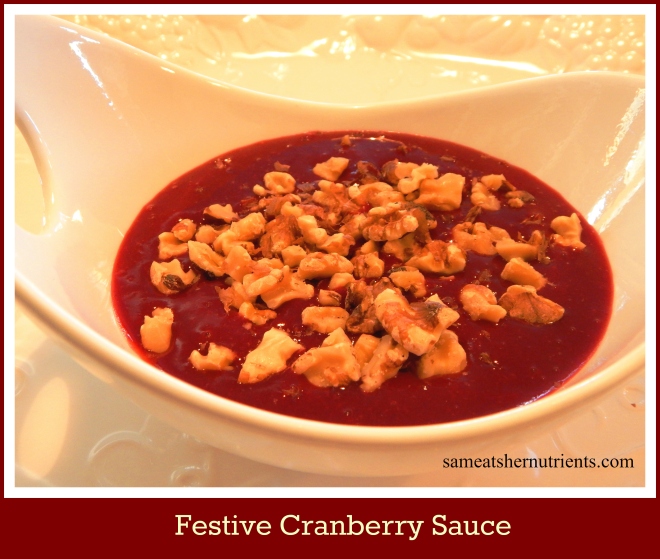 Festive Crannberry Sauce