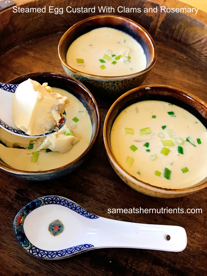 steamed-egg-custard-with-clams-and-rosemary-using-an-instant-pot