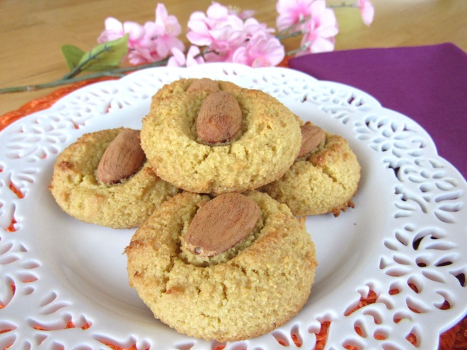 Chinese Almond Cookies made with almond flour