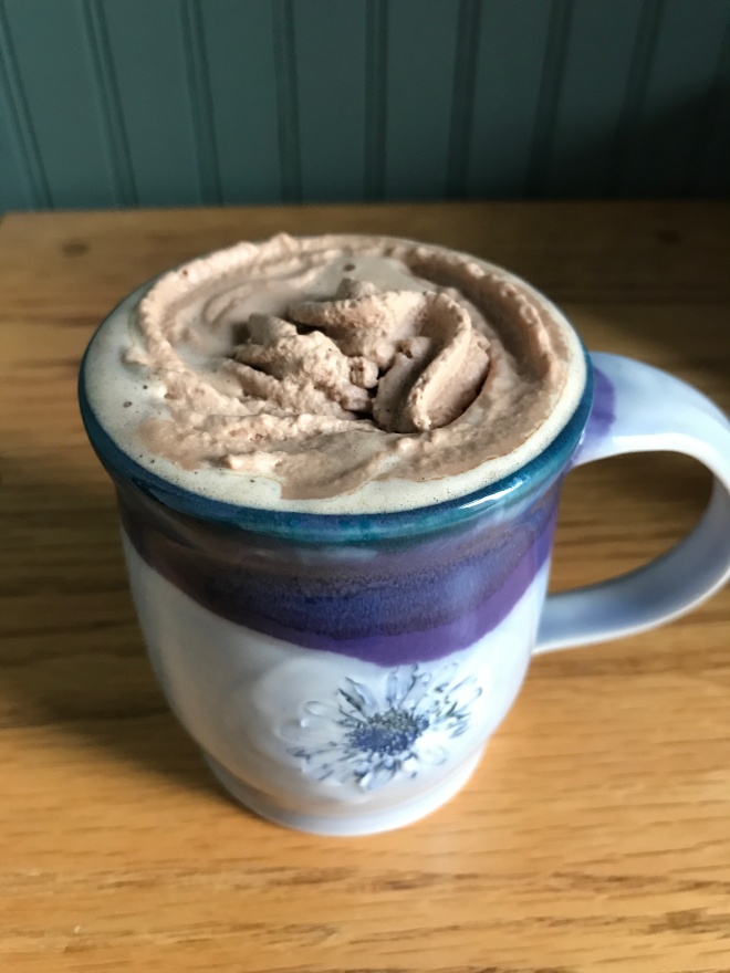 Chocolate Coconut Milk Whip with Raw Cacao
