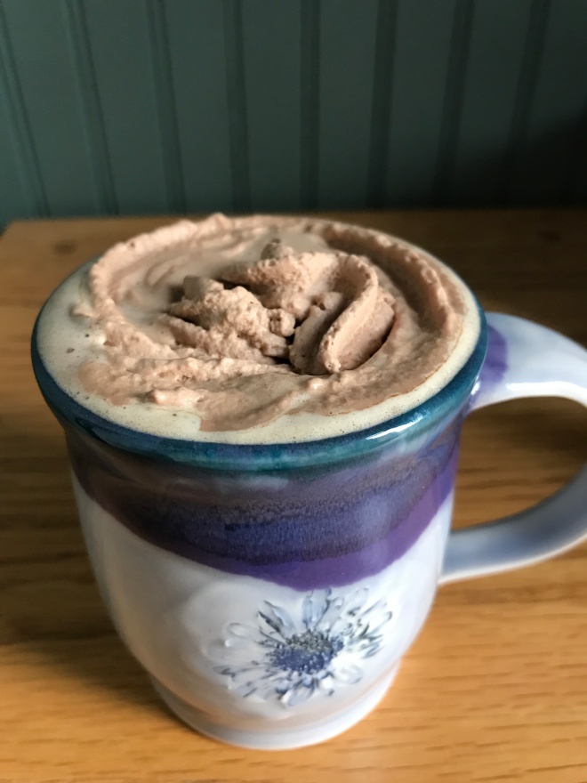 Chocolate Coconut Milk Whipped Latte Topping