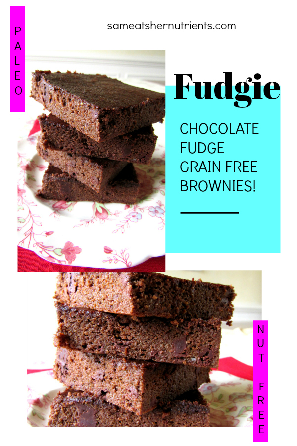 Chocolate Fudge Grain Free Brownies | Sam Eats Her Nutrients