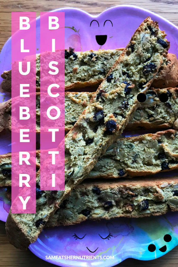 Blueberry Biscotti - Nut Free