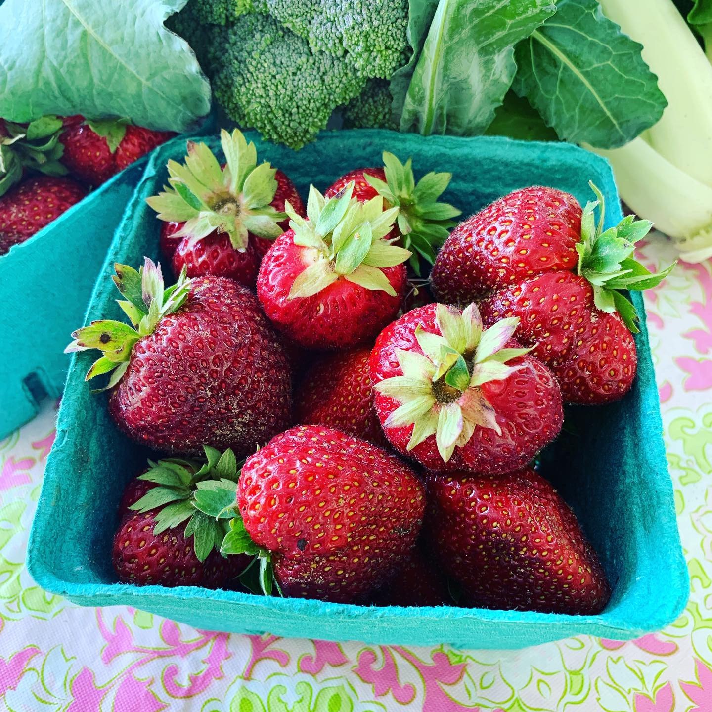 Farm Market Local Strawberries