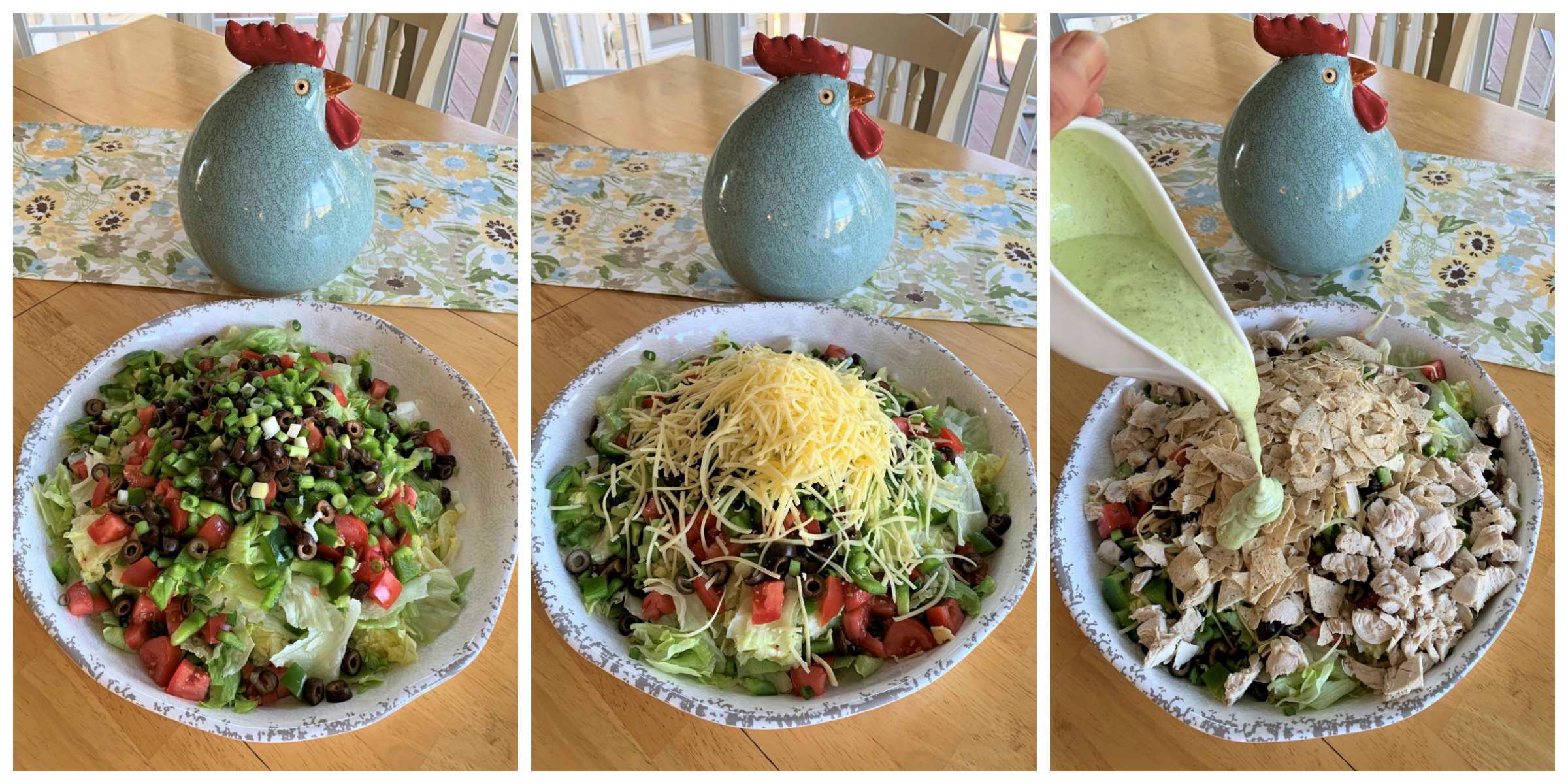 Chicken Taco Salad Trio
